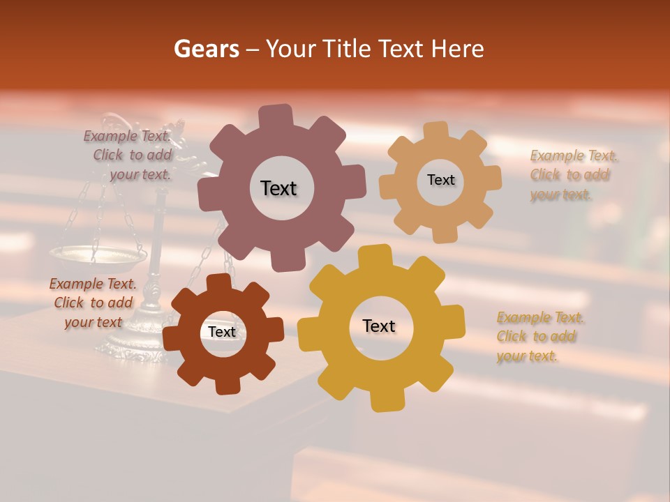 Sentence Weight Plaintiff PowerPoint Template