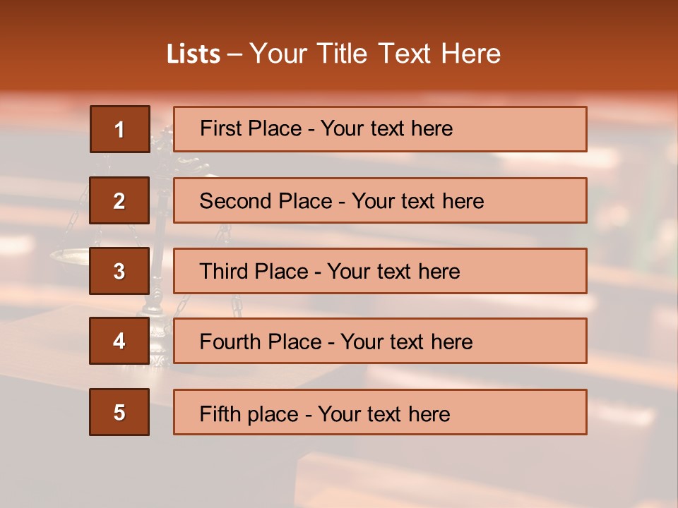 Sentence Weight Plaintiff PowerPoint Template