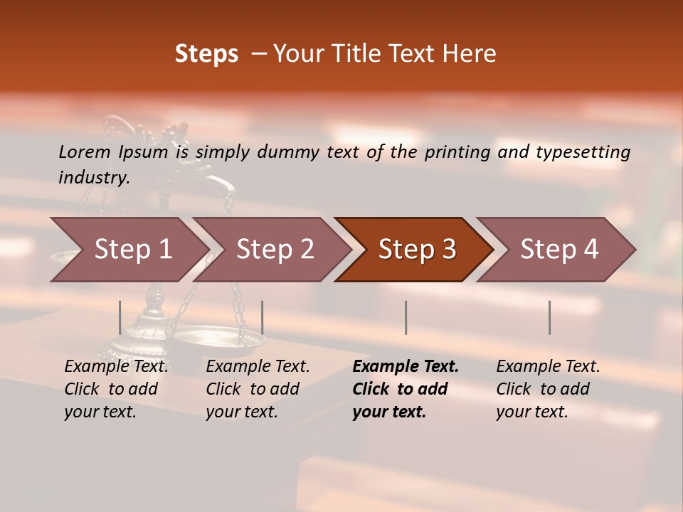 Sentence Weight Plaintiff PowerPoint Template