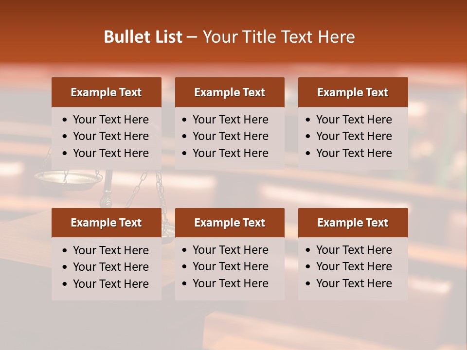 Sentence Weight Plaintiff PowerPoint Template