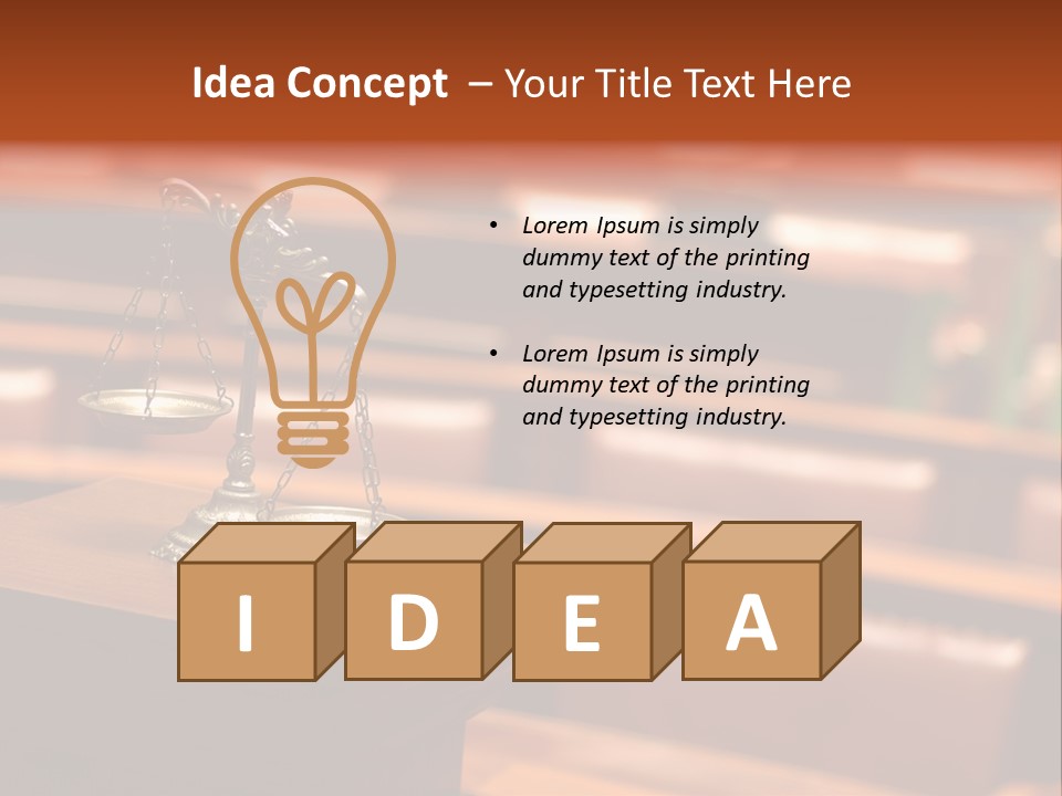 Sentence Weight Plaintiff PowerPoint Template
