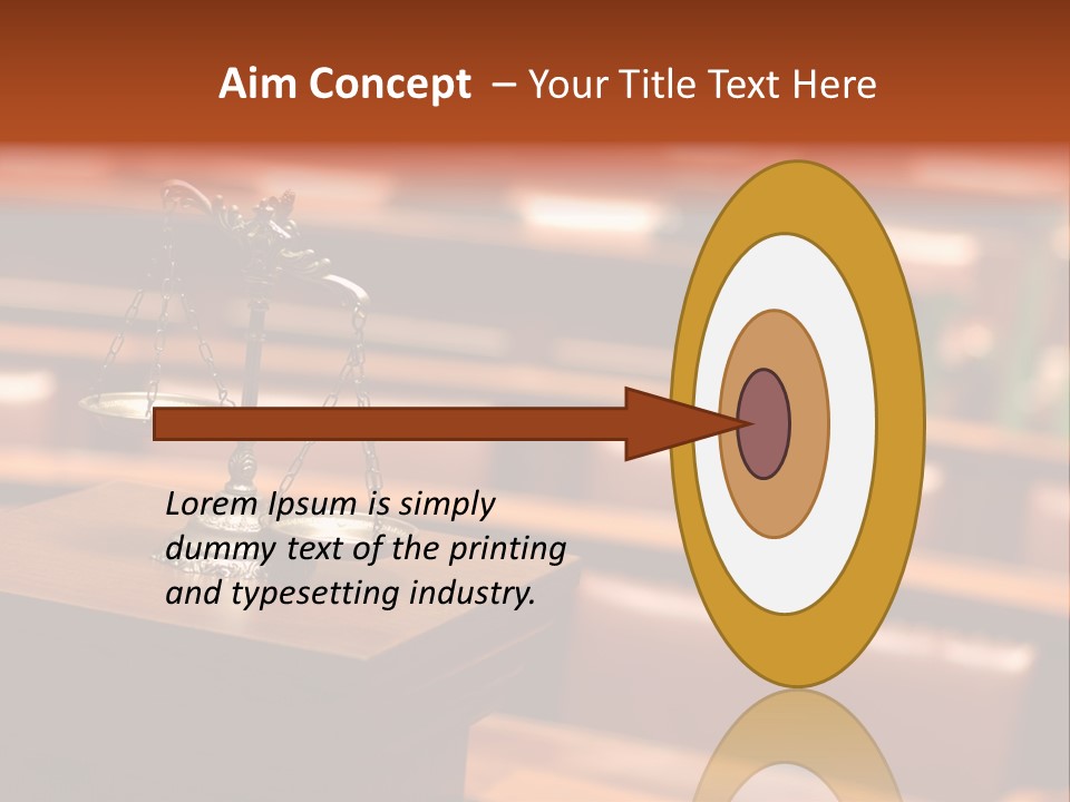 Sentence Weight Plaintiff PowerPoint Template