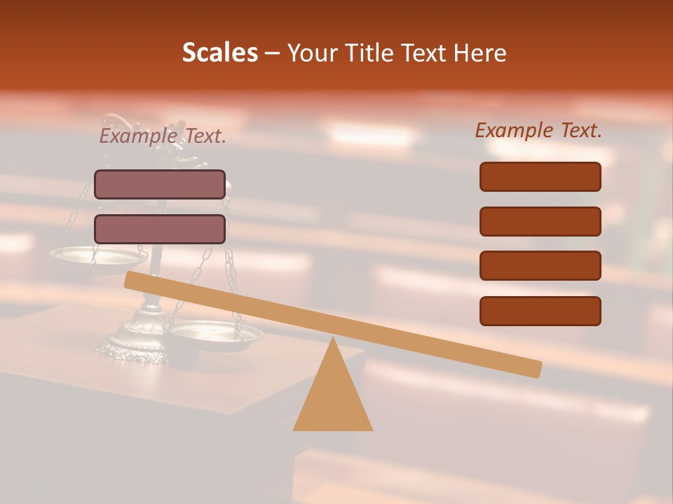 Sentence Weight Plaintiff PowerPoint Template