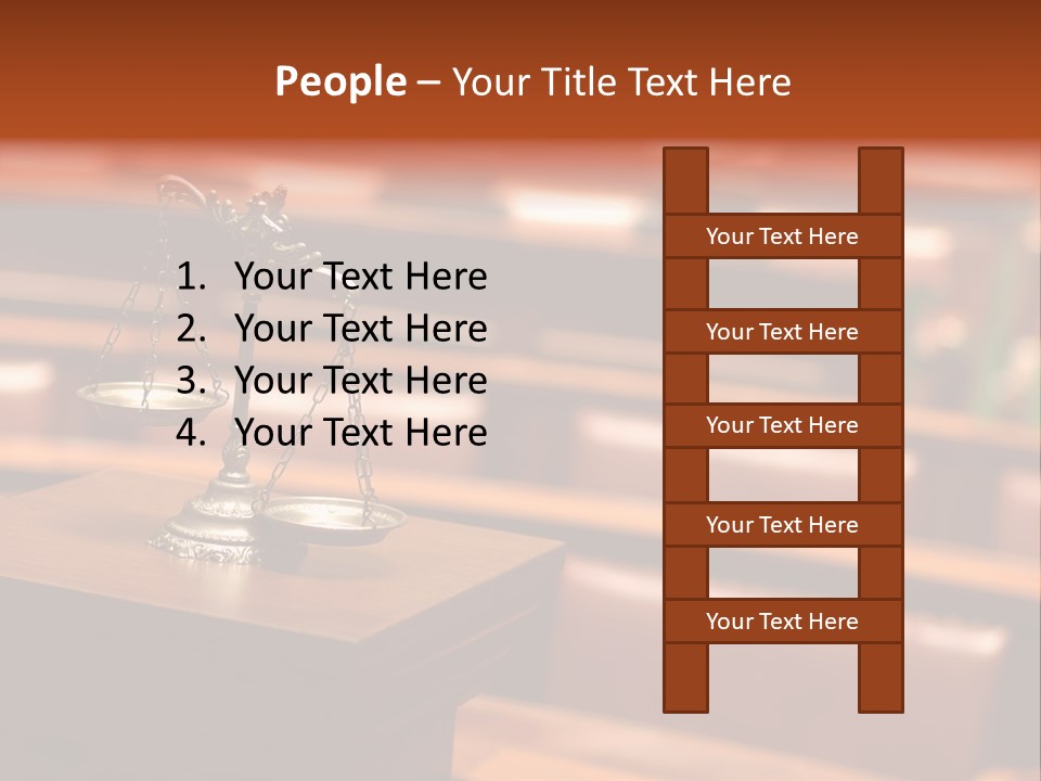 Sentence Weight Plaintiff PowerPoint Template