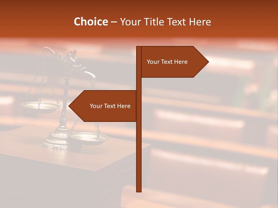 Sentence Weight Plaintiff PowerPoint Template