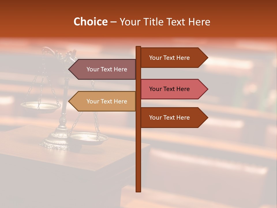 Sentence Weight Plaintiff PowerPoint Template