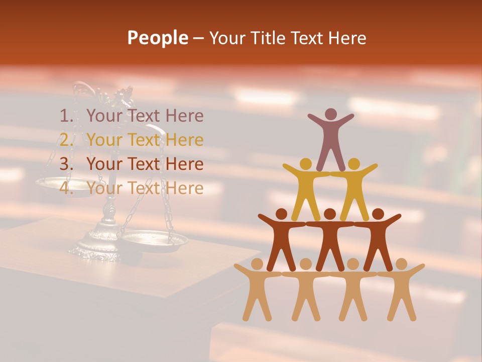 Sentence Weight Plaintiff PowerPoint Template