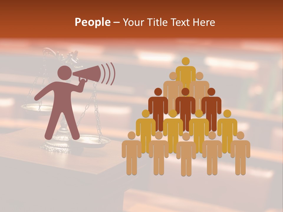 Sentence Weight Plaintiff PowerPoint Template