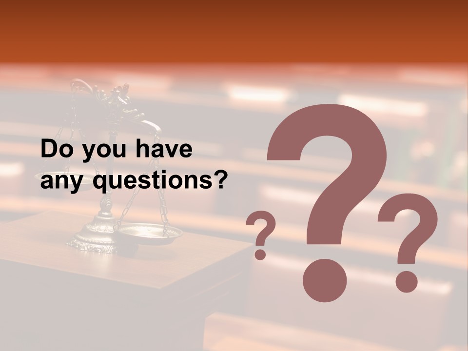 Sentence Weight Plaintiff PowerPoint Template