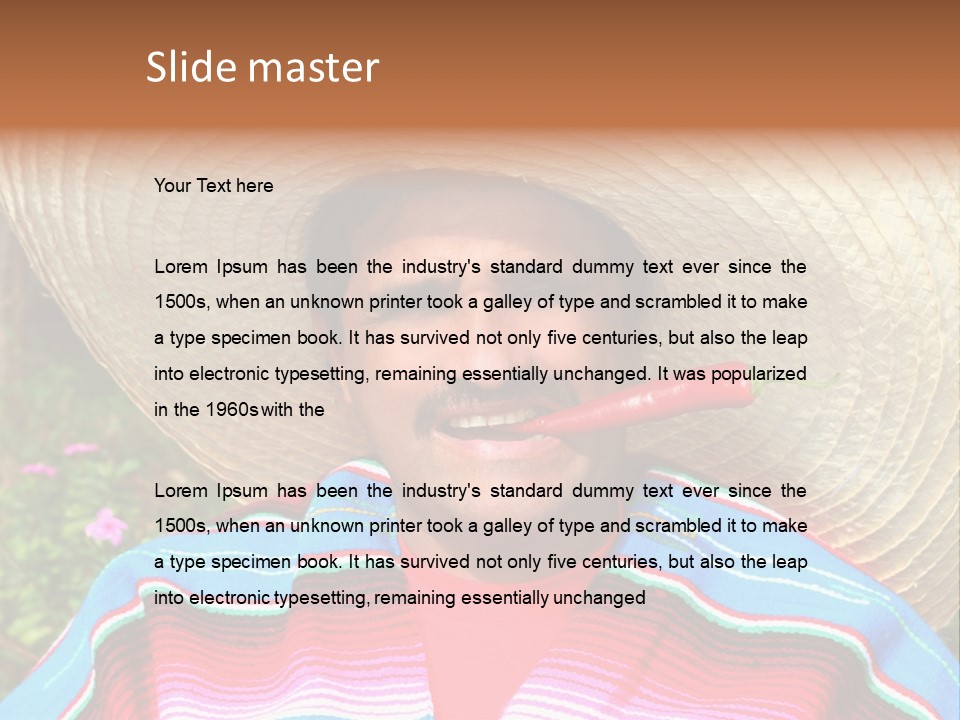 Humor Pungent Typical PowerPoint Template