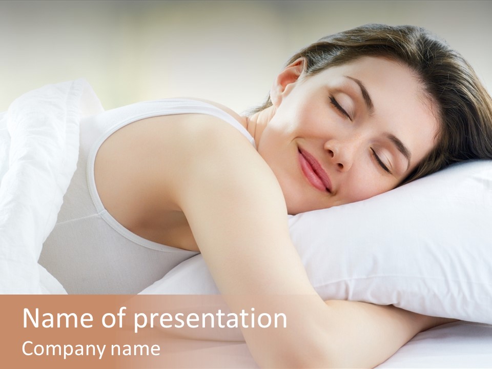 Women Bedroom Serene PowerPoint Template