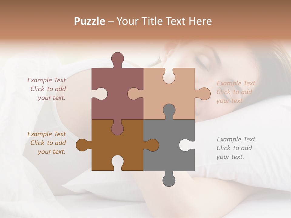 Women Bedroom Serene PowerPoint Template