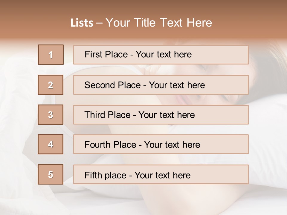 Women Bedroom Serene PowerPoint Template