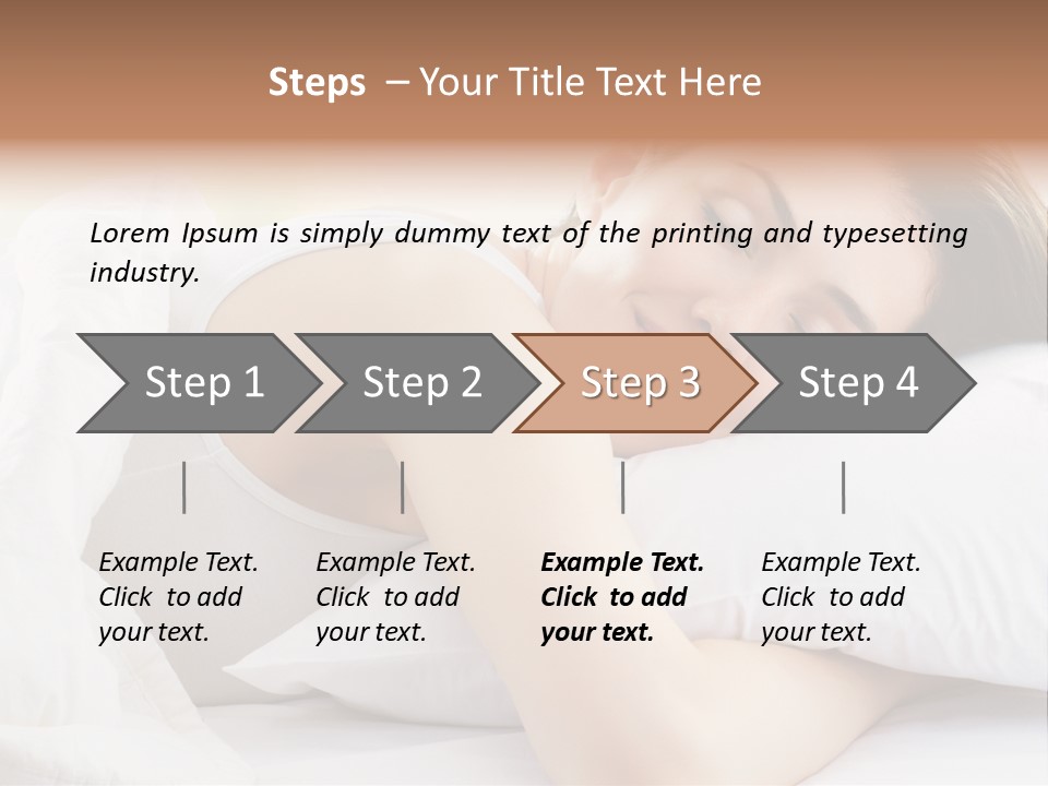 Women Bedroom Serene PowerPoint Template