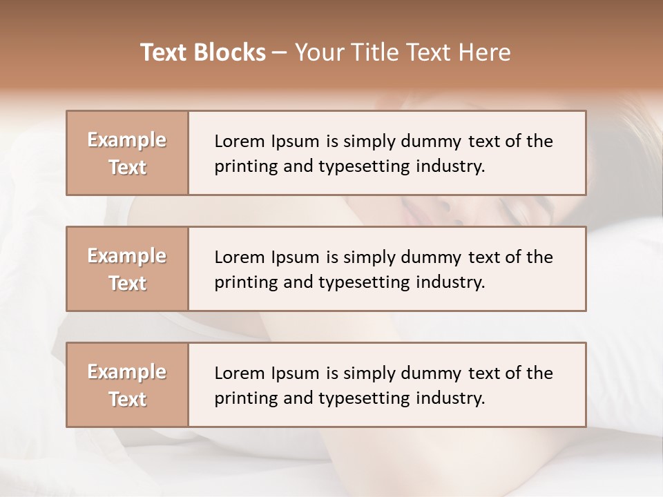 Women Bedroom Serene PowerPoint Template