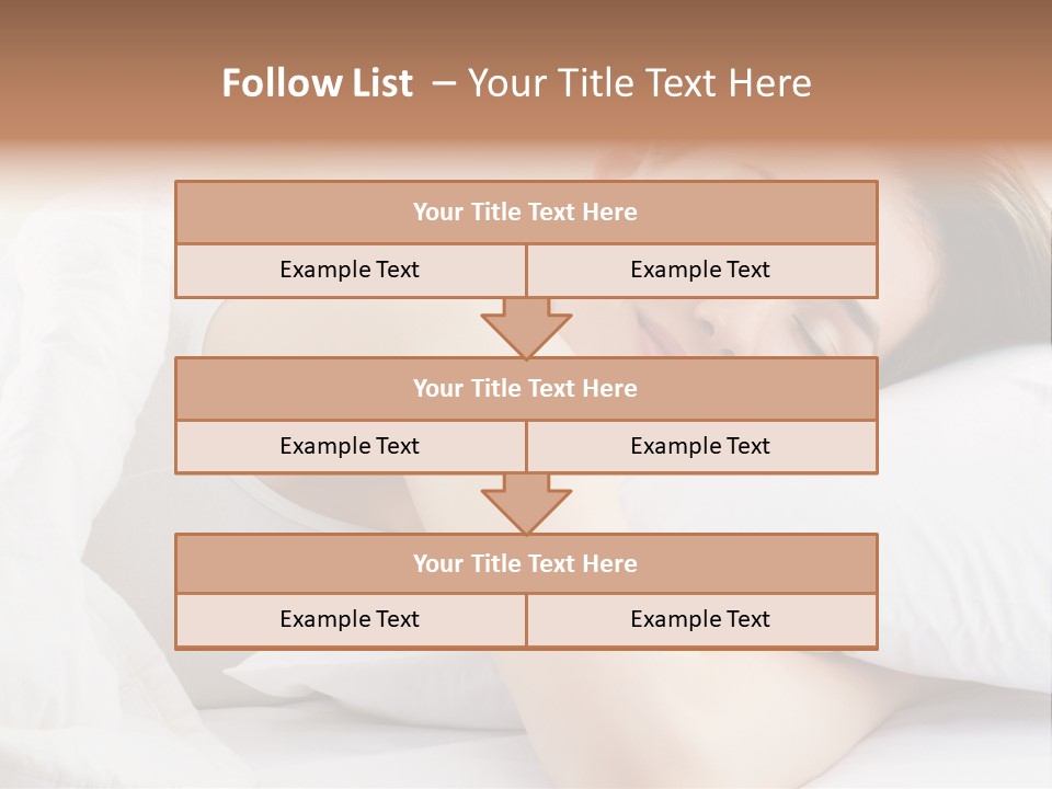 Women Bedroom Serene PowerPoint Template