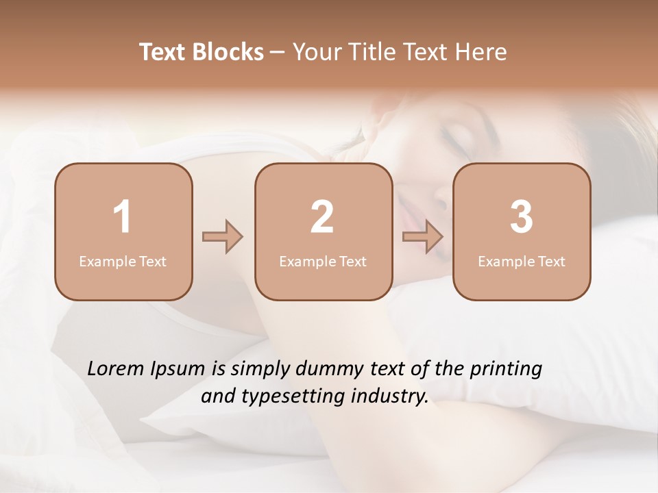 Women Bedroom Serene PowerPoint Template