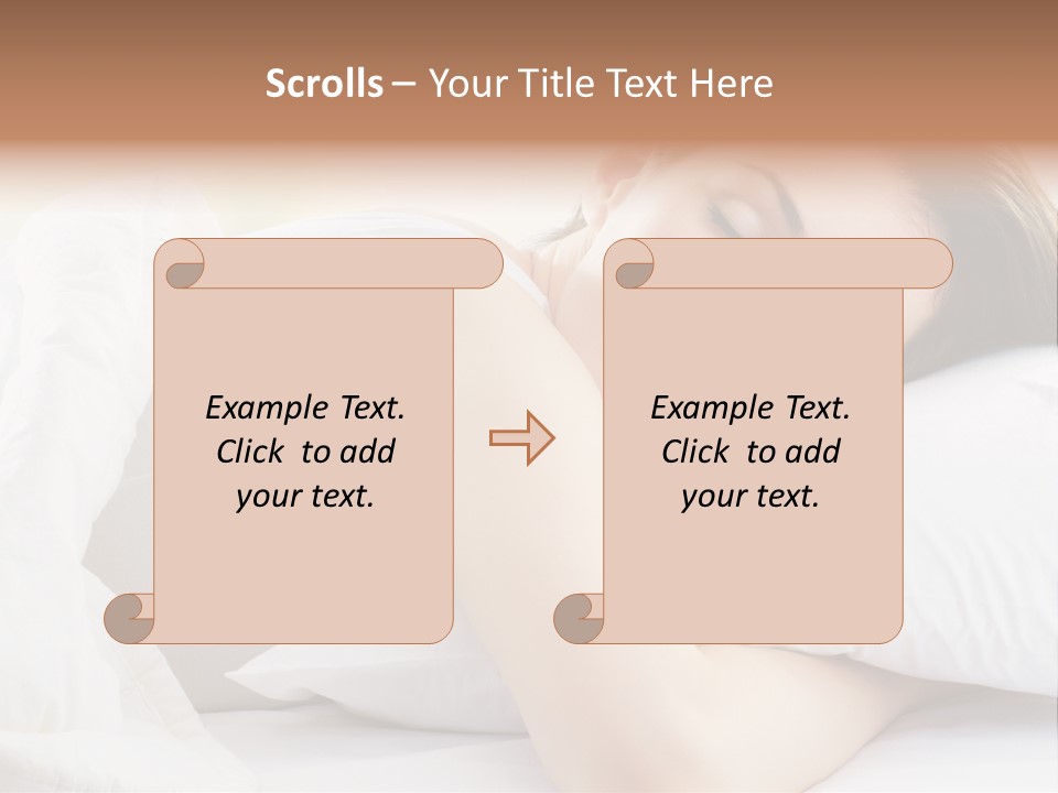 Women Bedroom Serene PowerPoint Template