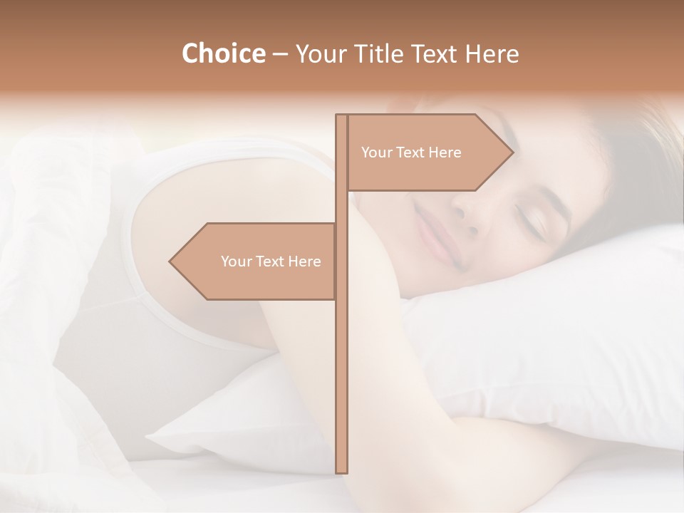 Women Bedroom Serene PowerPoint Template