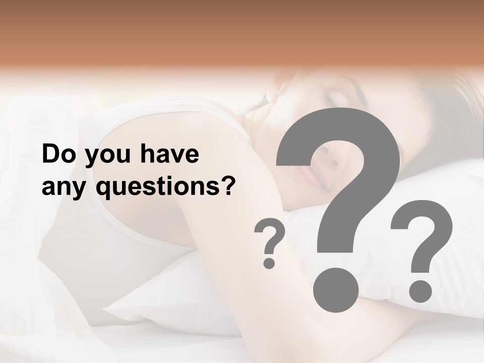 Women Bedroom Serene PowerPoint Template