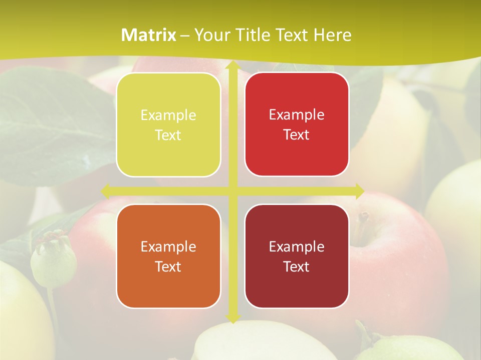 Raw Fresh Assortment PowerPoint Template