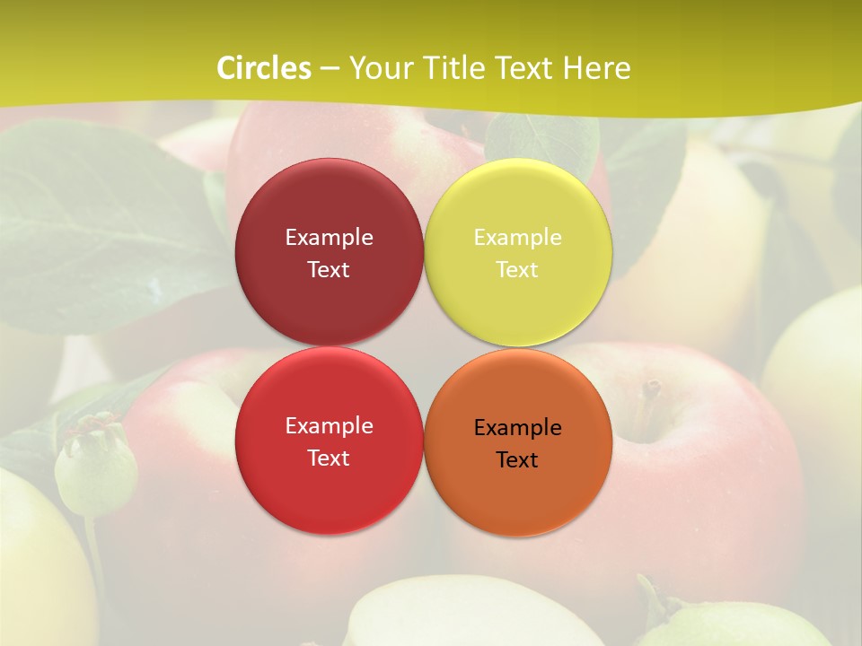 Raw Fresh Assortment PowerPoint Template