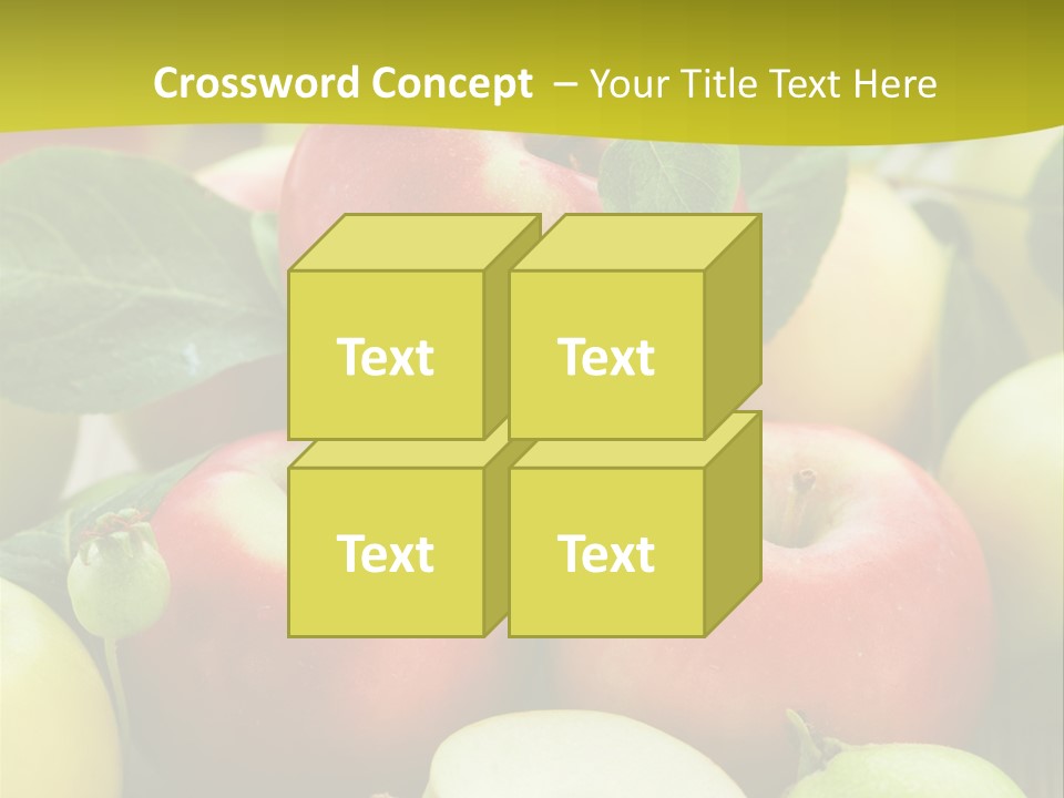 Raw Fresh Assortment PowerPoint Template