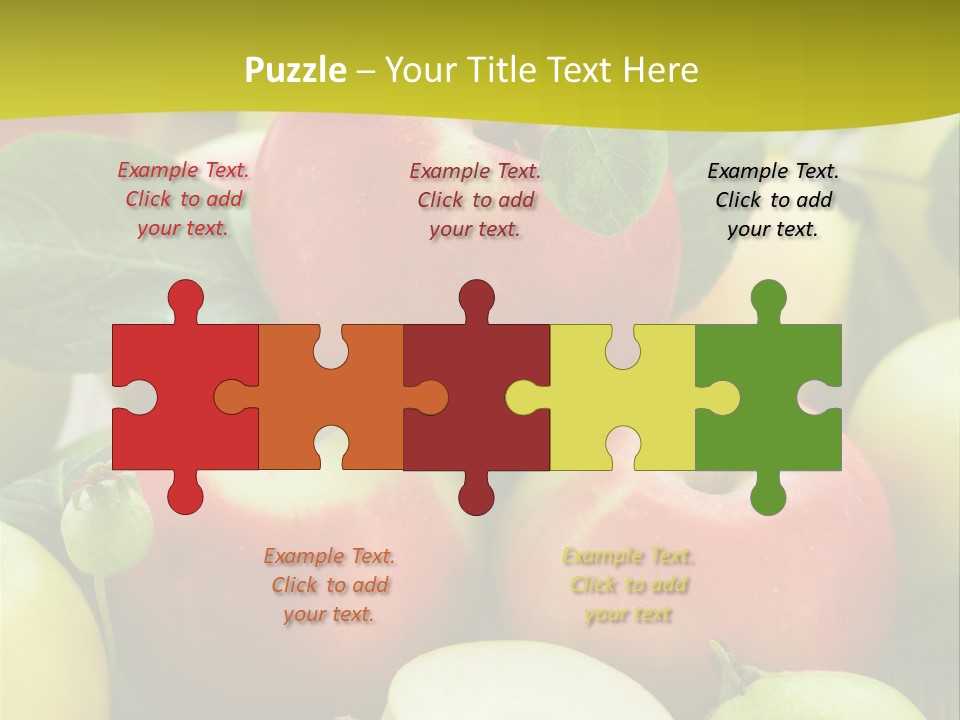 Raw Fresh Assortment PowerPoint Template