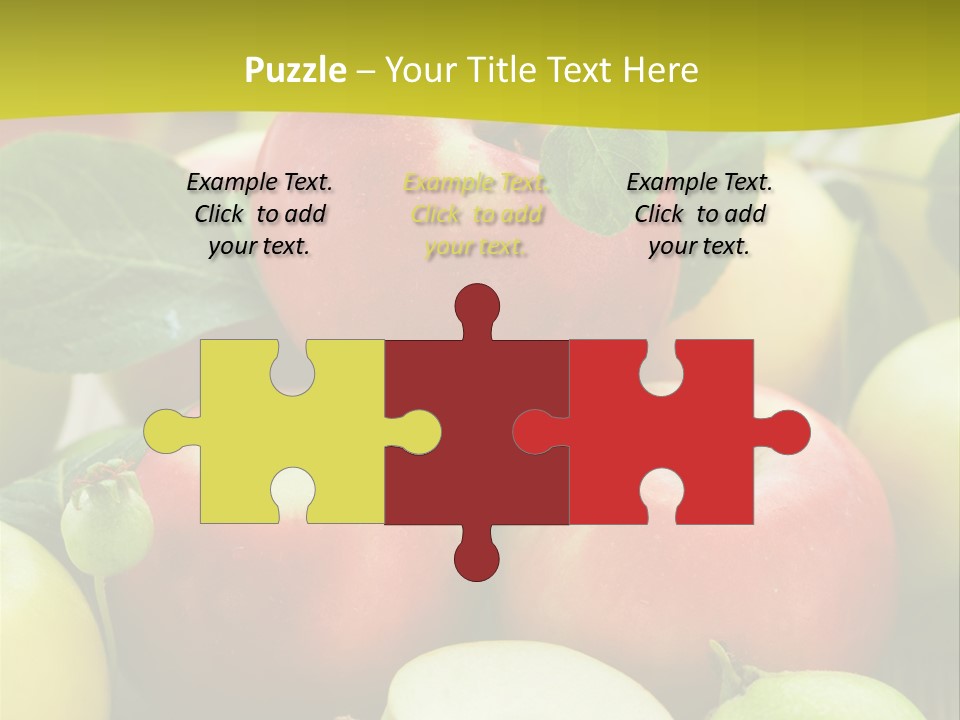 Raw Fresh Assortment PowerPoint Template