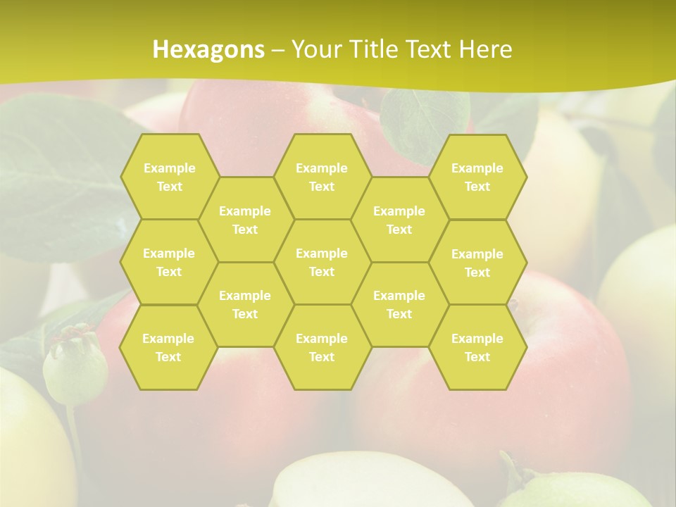 Raw Fresh Assortment PowerPoint Template