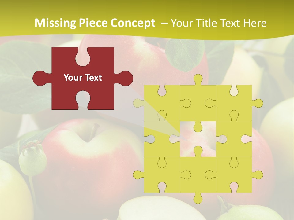 Raw Fresh Assortment PowerPoint Template