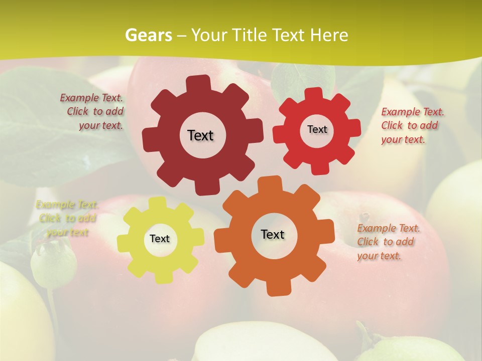 Raw Fresh Assortment PowerPoint Template