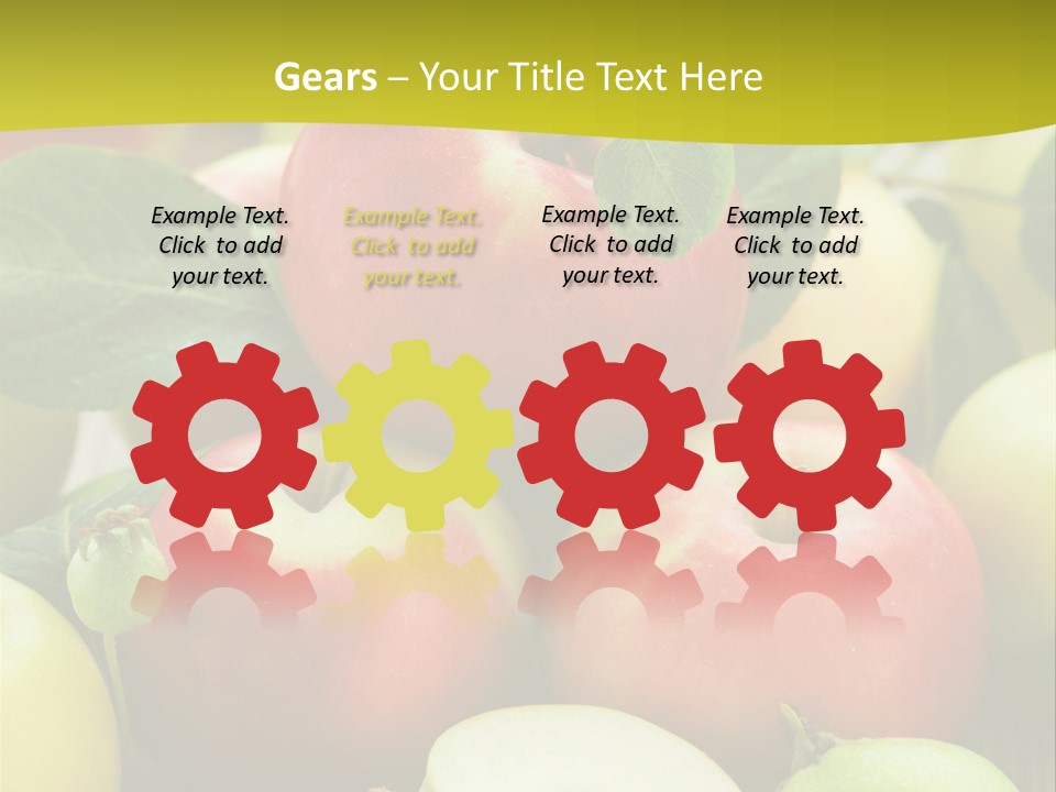 Raw Fresh Assortment PowerPoint Template