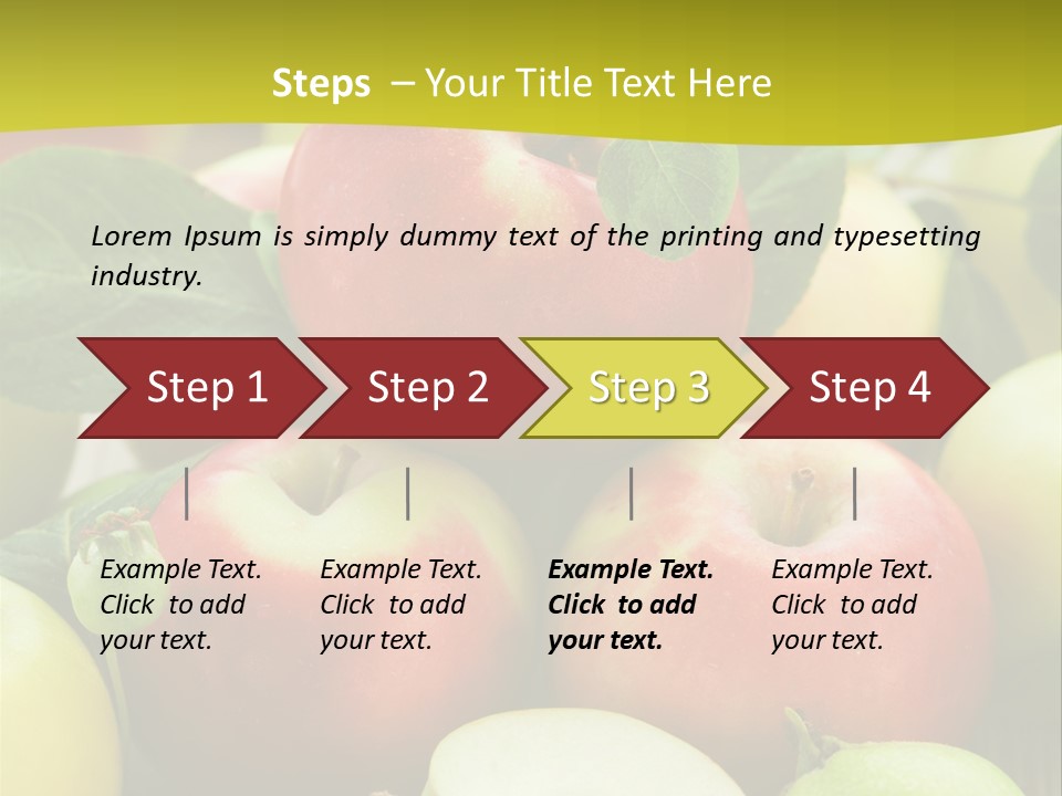 Raw Fresh Assortment PowerPoint Template