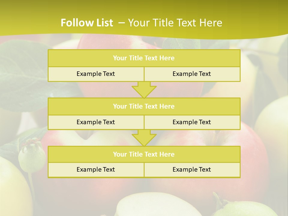 Raw Fresh Assortment PowerPoint Template