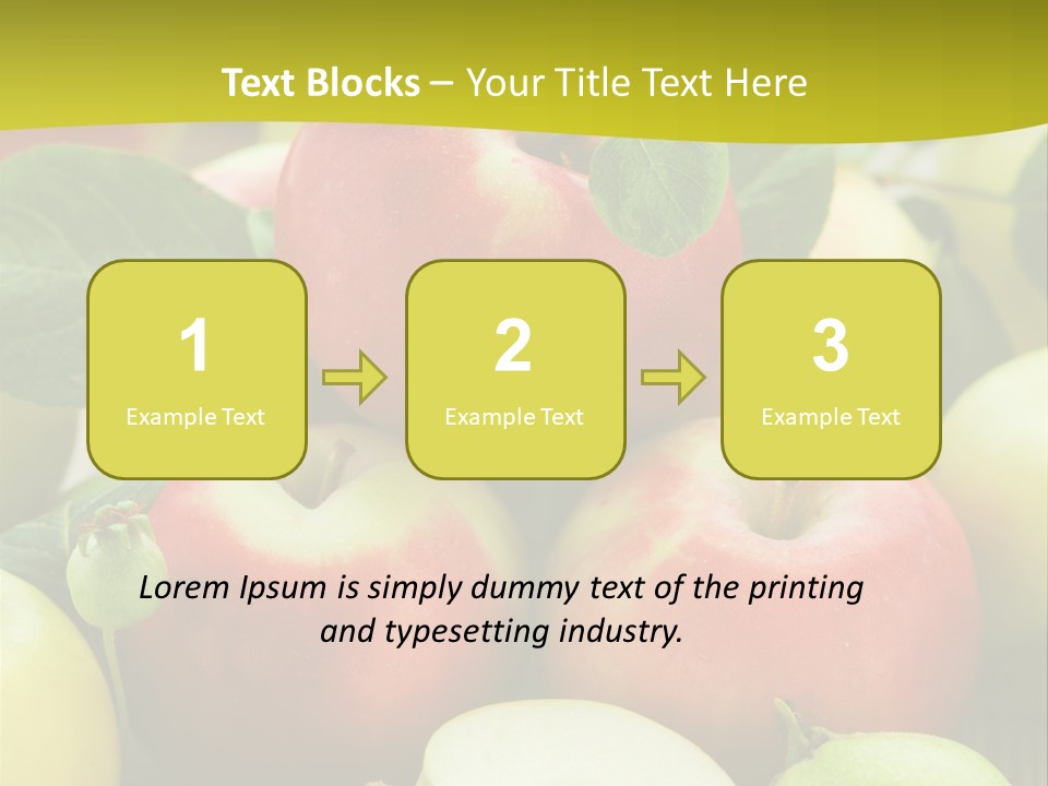 Raw Fresh Assortment PowerPoint Template