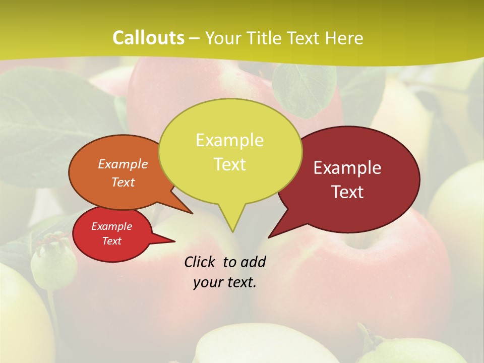 Raw Fresh Assortment PowerPoint Template