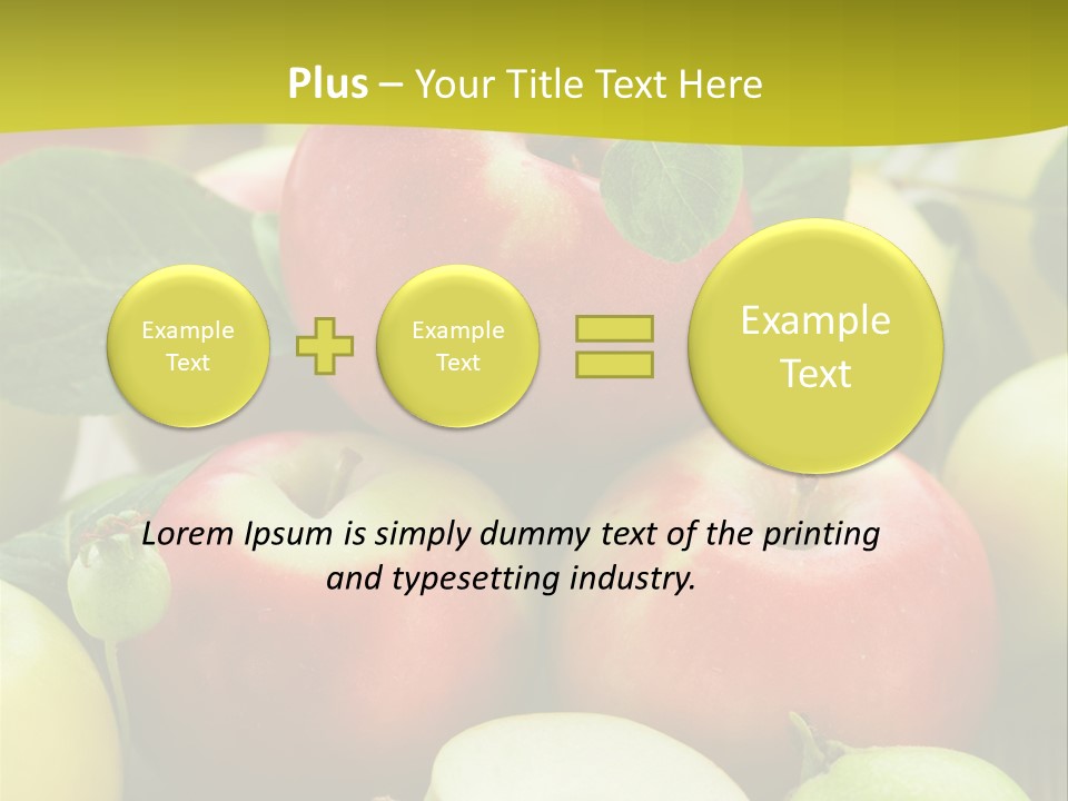Raw Fresh Assortment PowerPoint Template