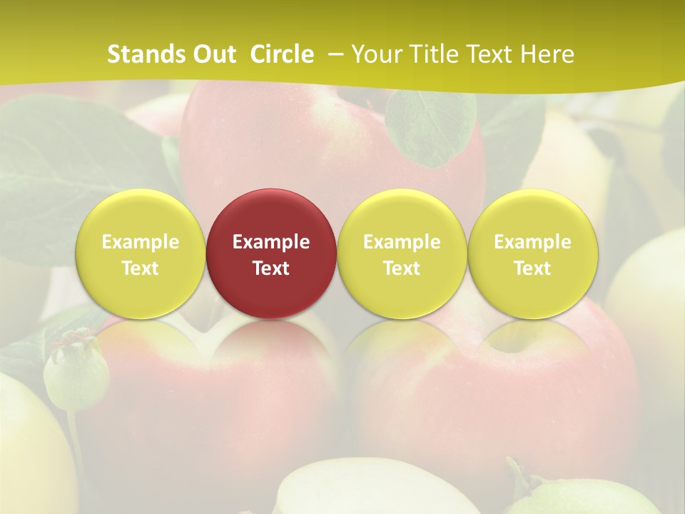 Raw Fresh Assortment PowerPoint Template