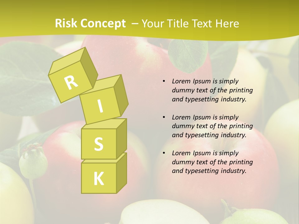 Raw Fresh Assortment PowerPoint Template