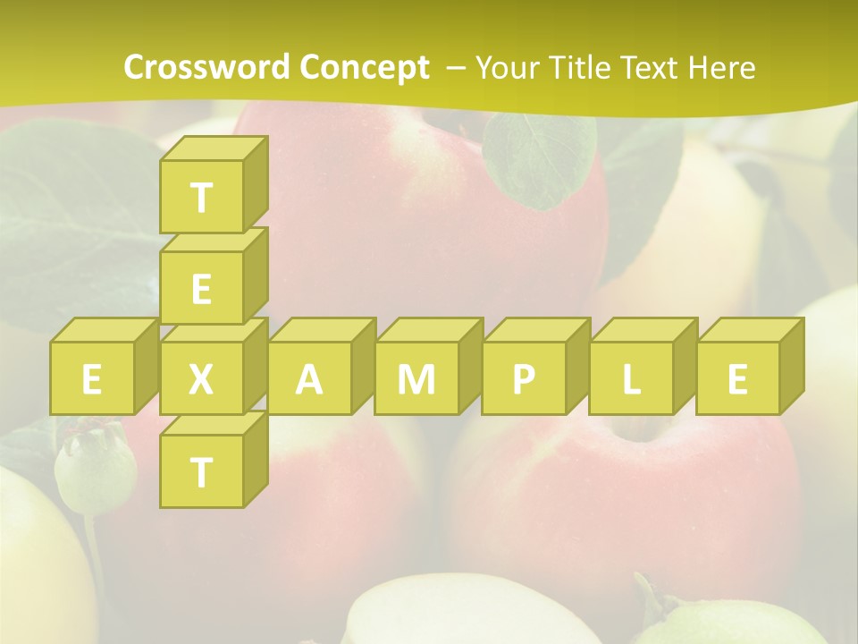 Raw Fresh Assortment PowerPoint Template