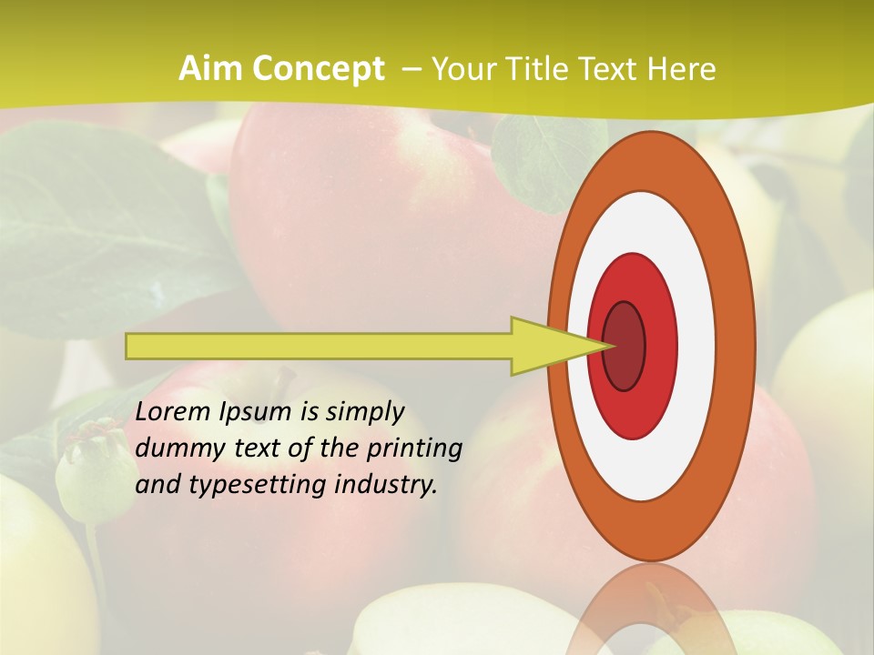 Raw Fresh Assortment PowerPoint Template