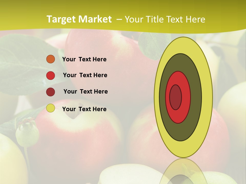 Raw Fresh Assortment PowerPoint Template