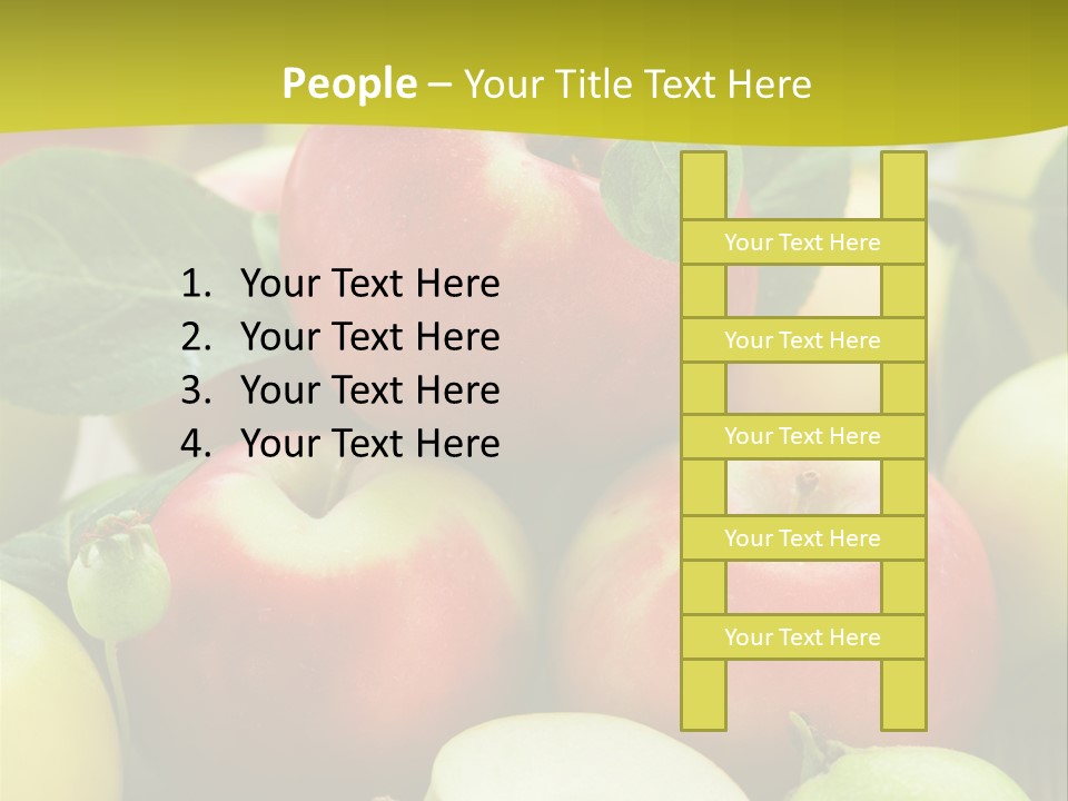 Raw Fresh Assortment PowerPoint Template