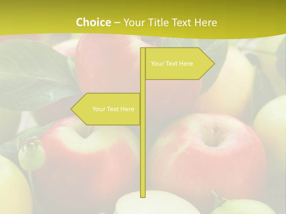 Raw Fresh Assortment PowerPoint Template