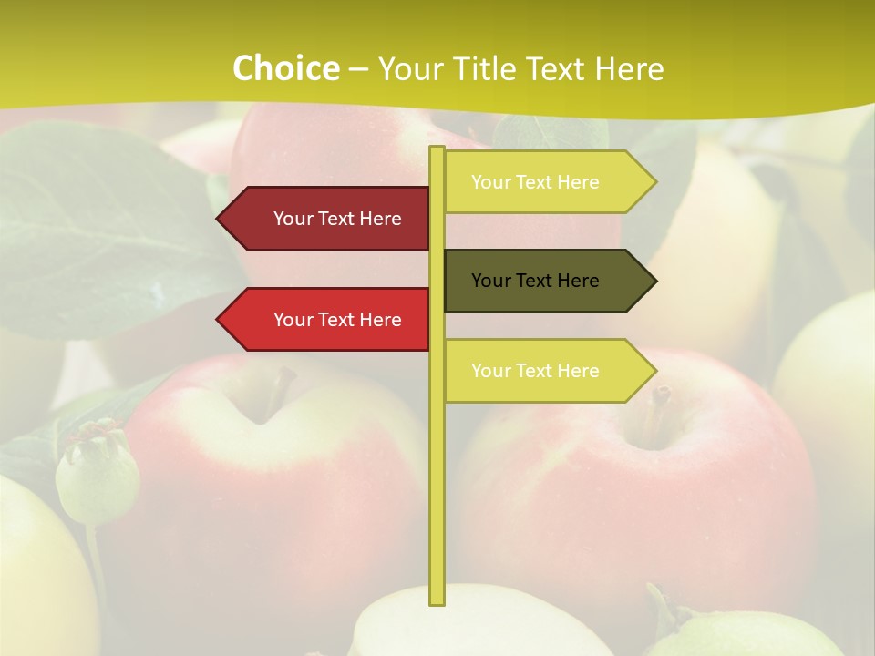 Raw Fresh Assortment PowerPoint Template