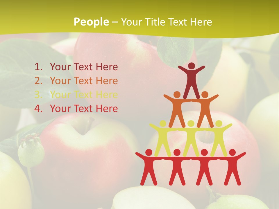 Raw Fresh Assortment PowerPoint Template