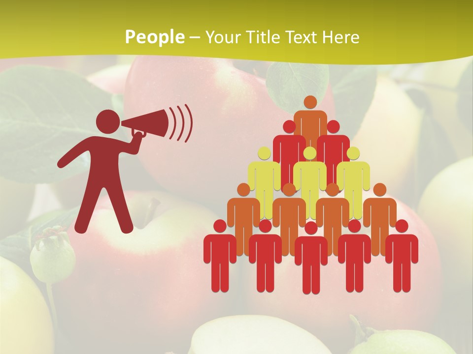 Raw Fresh Assortment PowerPoint Template