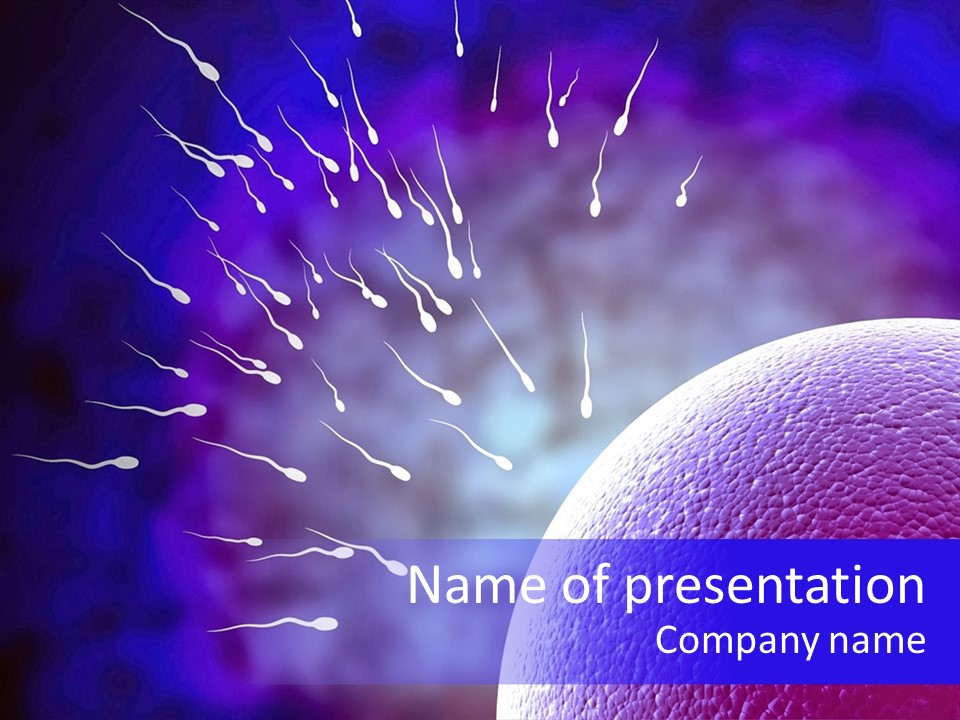 Cell Birth Fertilisation PowerPoint Template