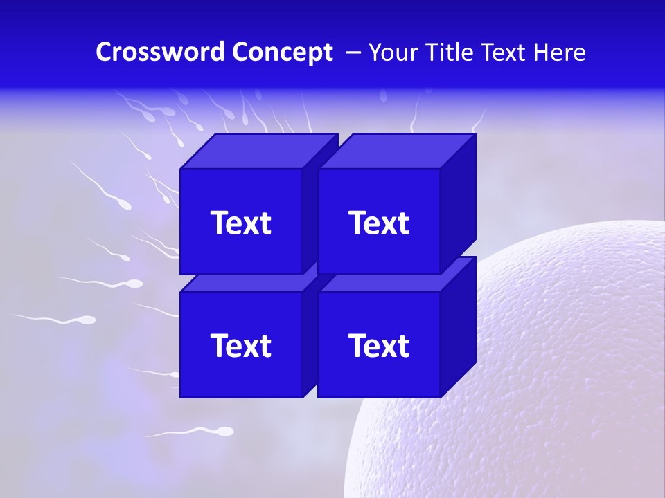 Cell Birth Fertilisation PowerPoint Template